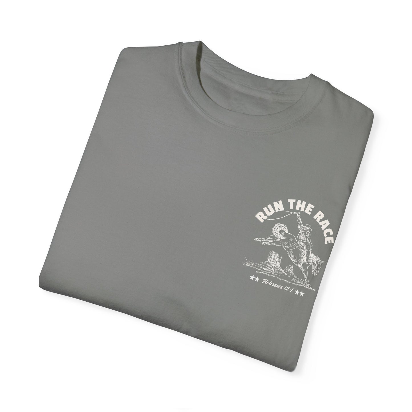 Run The Race Hebrews 12:1 Tee