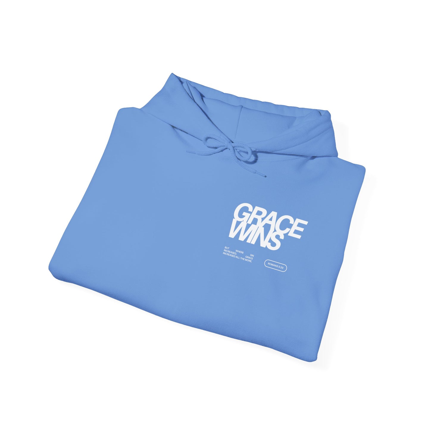 Grace Wins Romans 5:20 Hoodie
