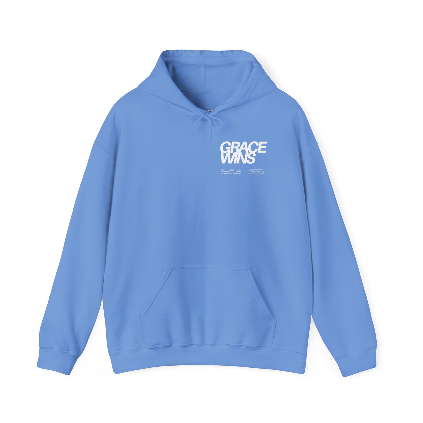 Grace Wins Romans 5:20 Hoodie