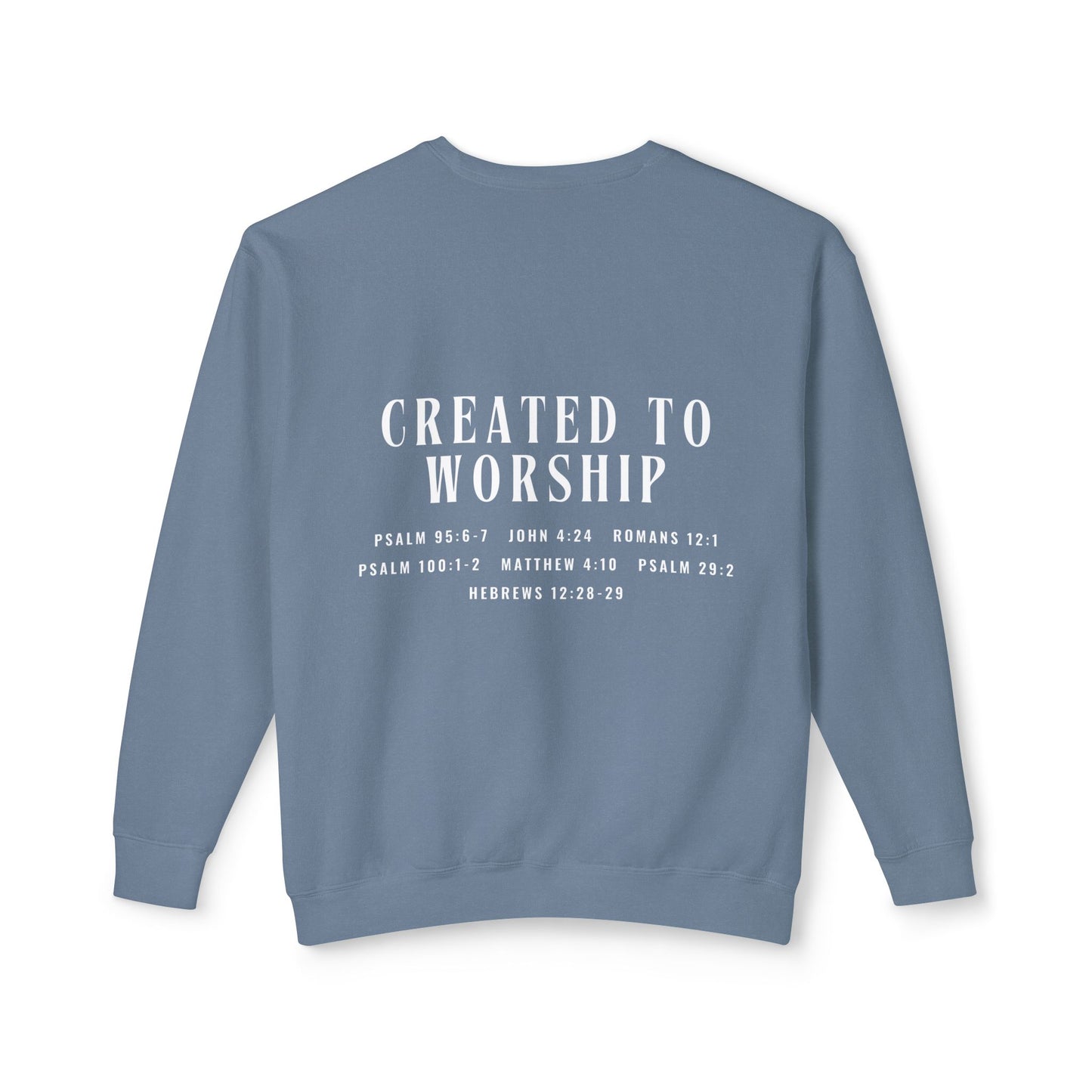 Created to Worship Crewneck Sweatshirt