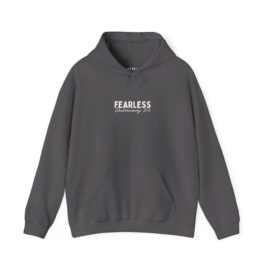 Fearless In His Love Deuteronomy 31:6 Hoodie