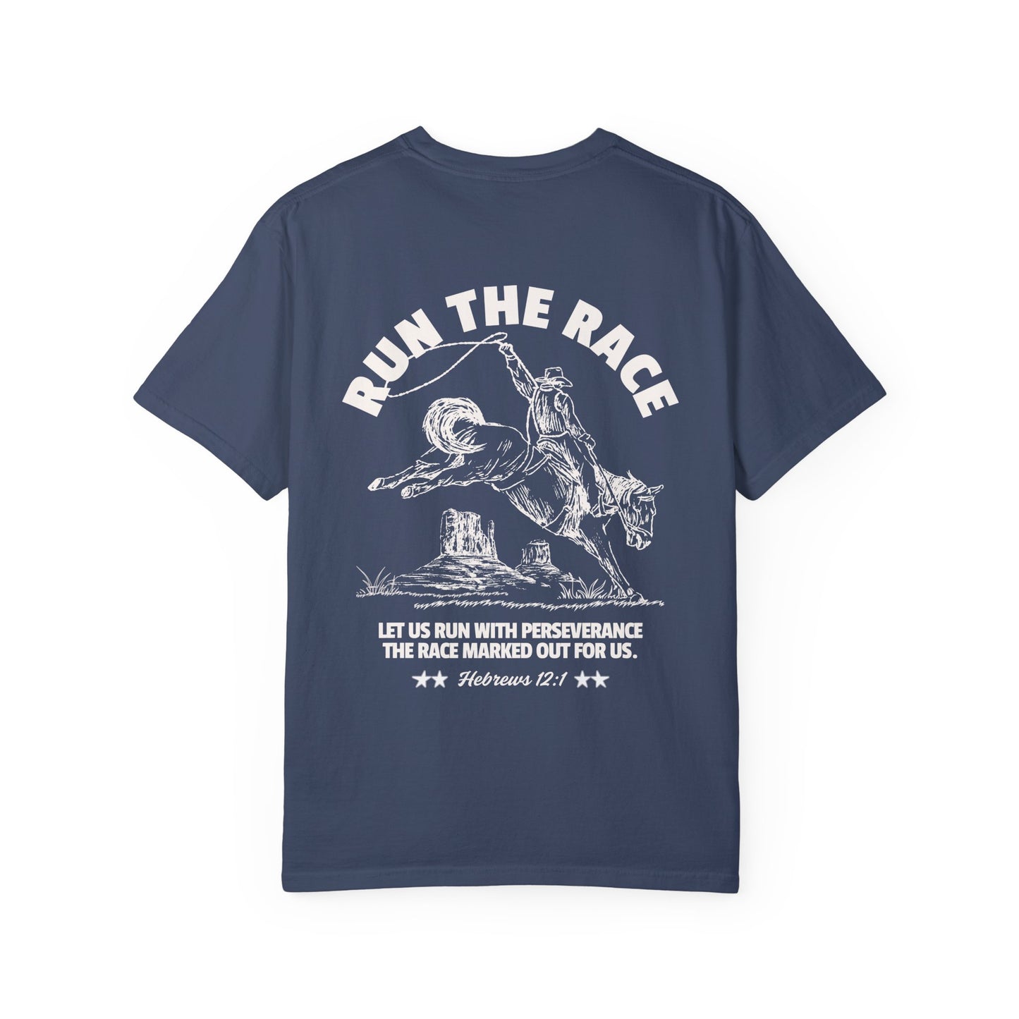Run The Race Hebrews 12:1 Tee