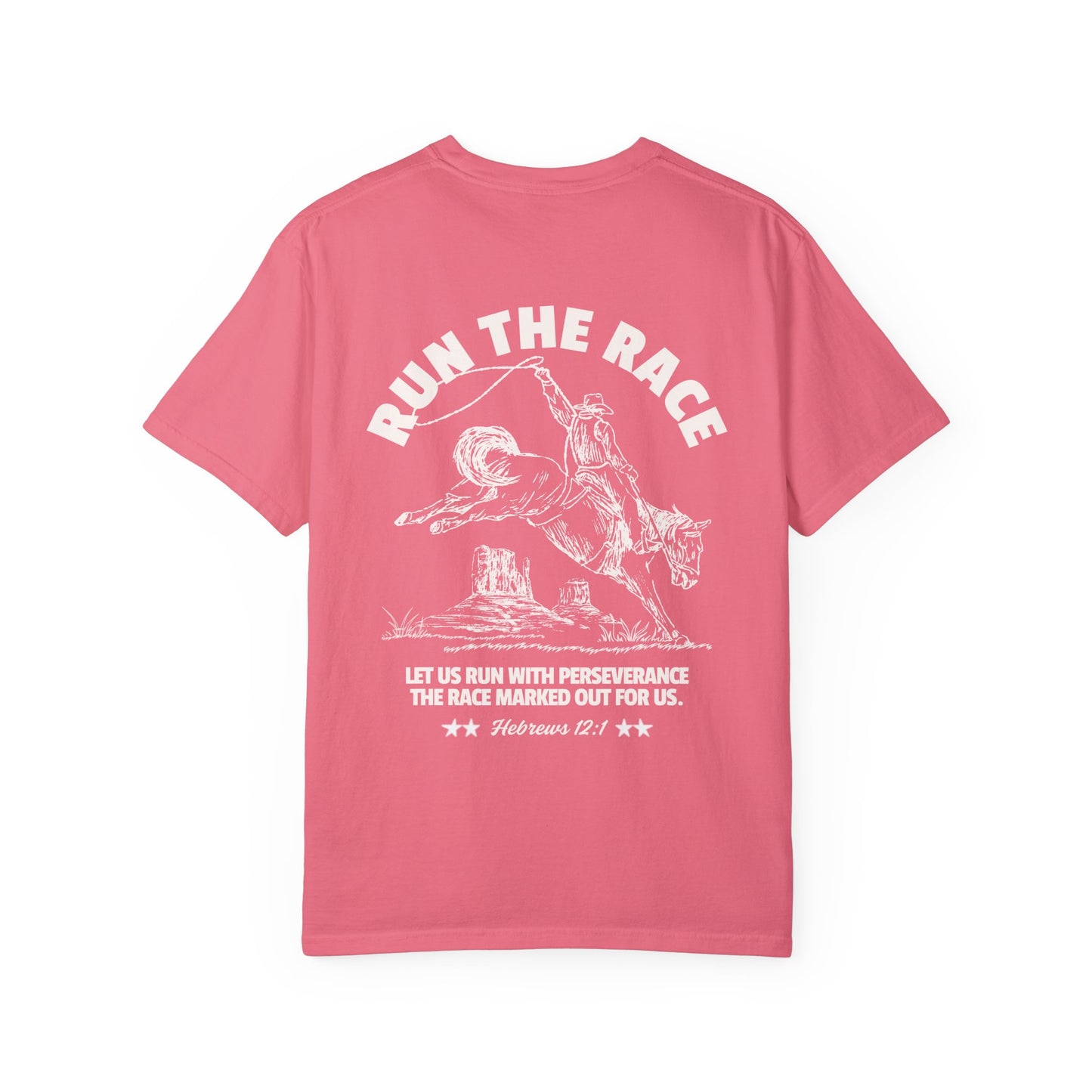 Run The Race Hebrews 12:1 Tee