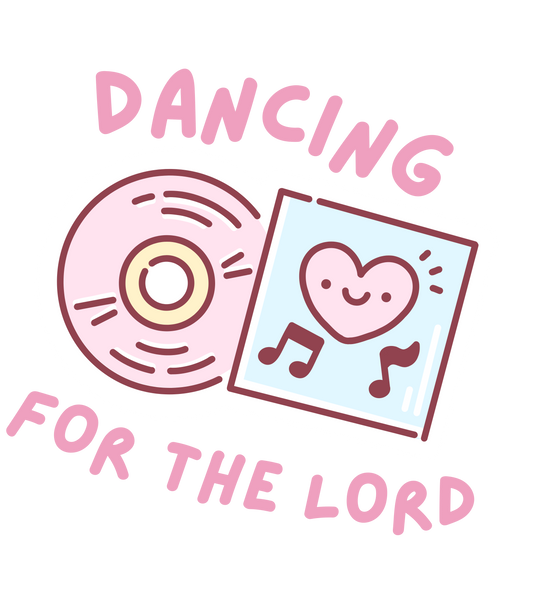 Dancing For The Lord 3.5" Worship Sticker