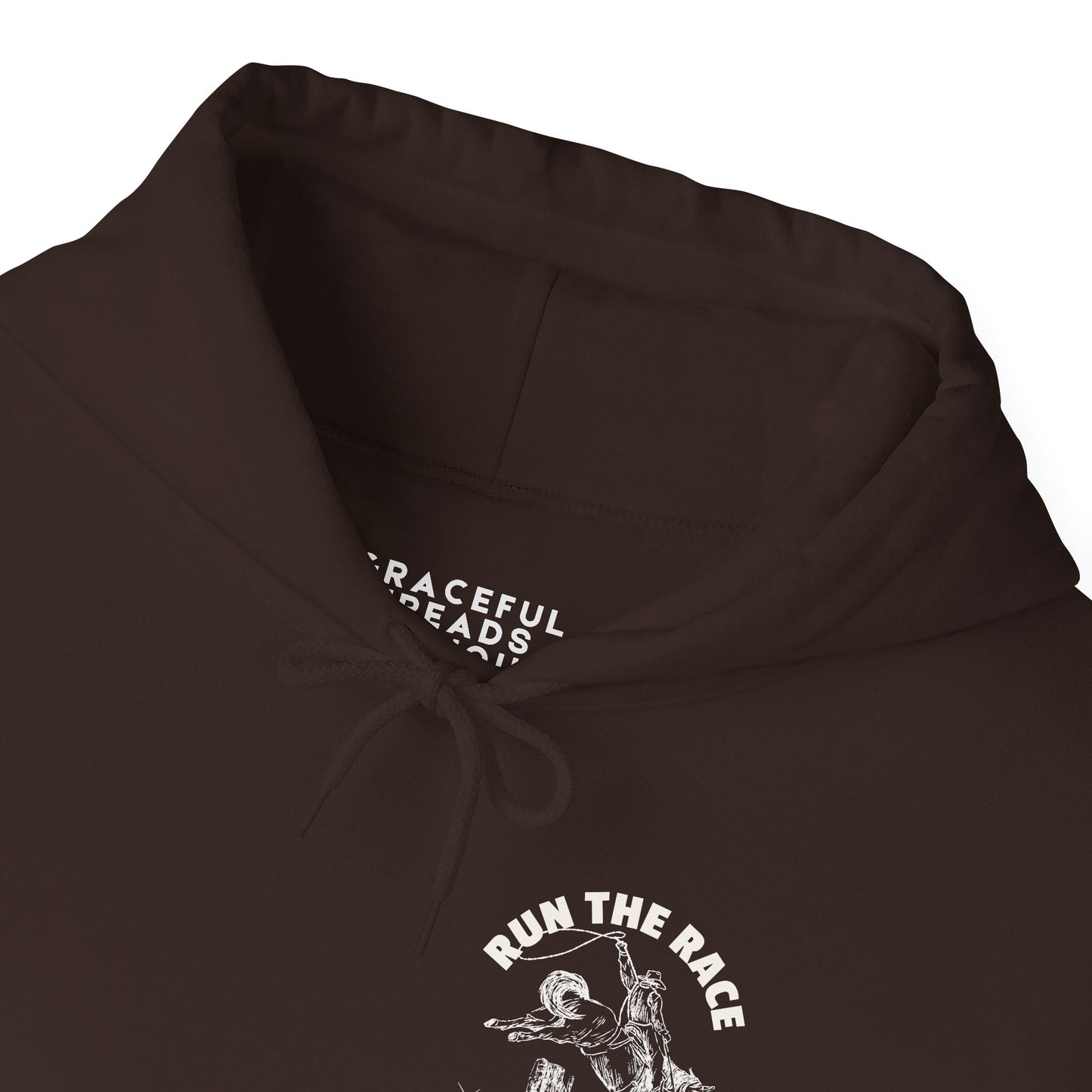 Run the Race Hebrews 12:1 Hoodie