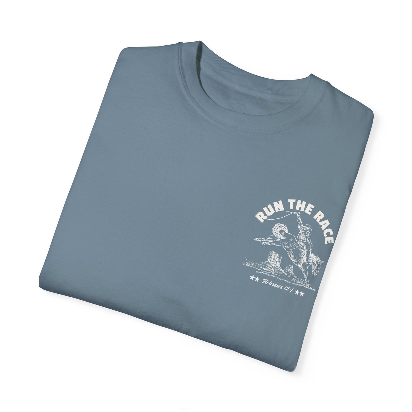 Run The Race Hebrews 12:1 Tee