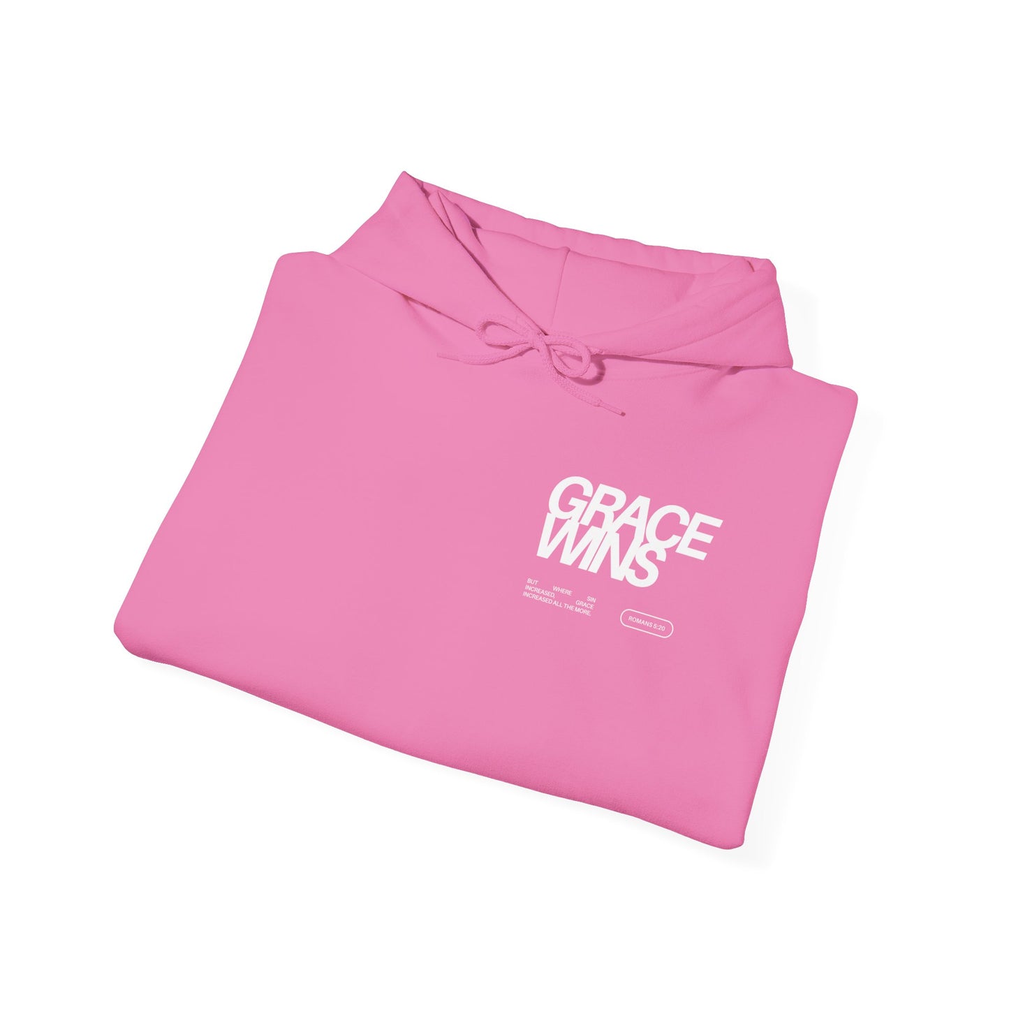 Grace Wins Romans 5:20 Hoodie