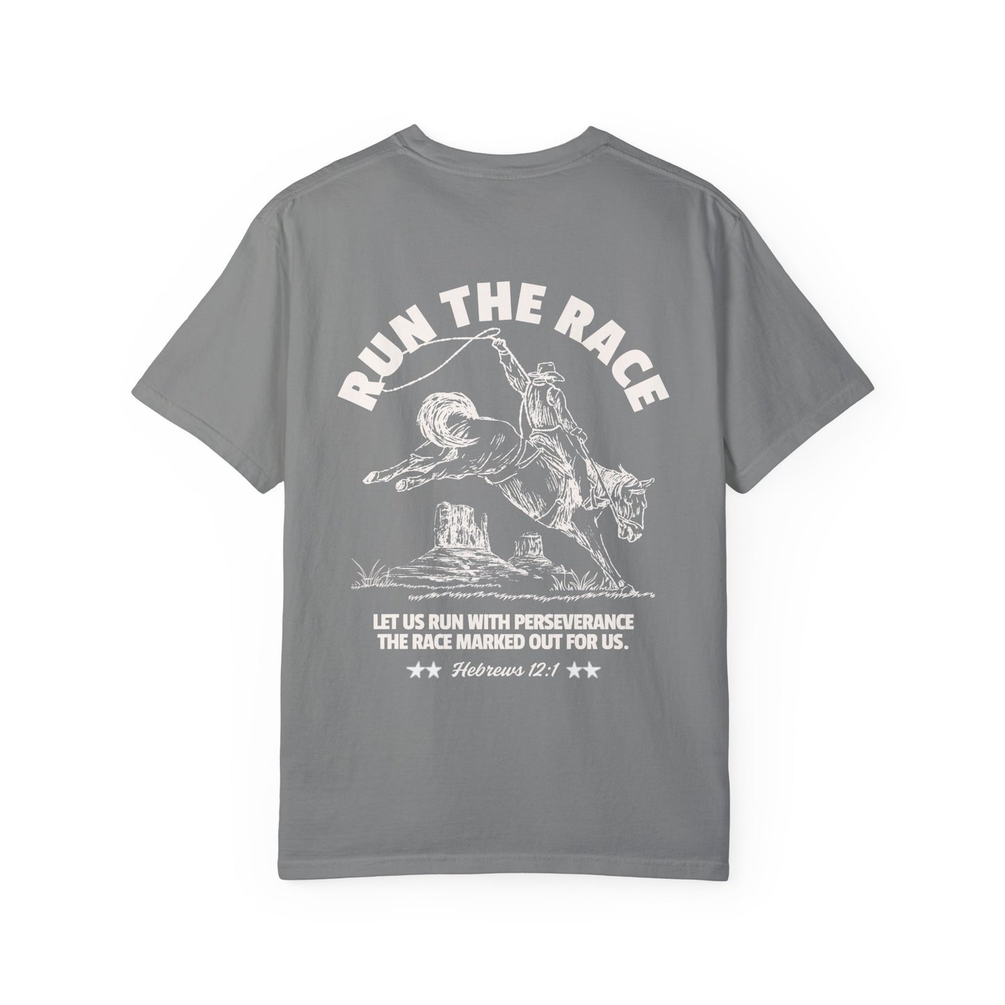 Run The Race Hebrews 12:1 Tee