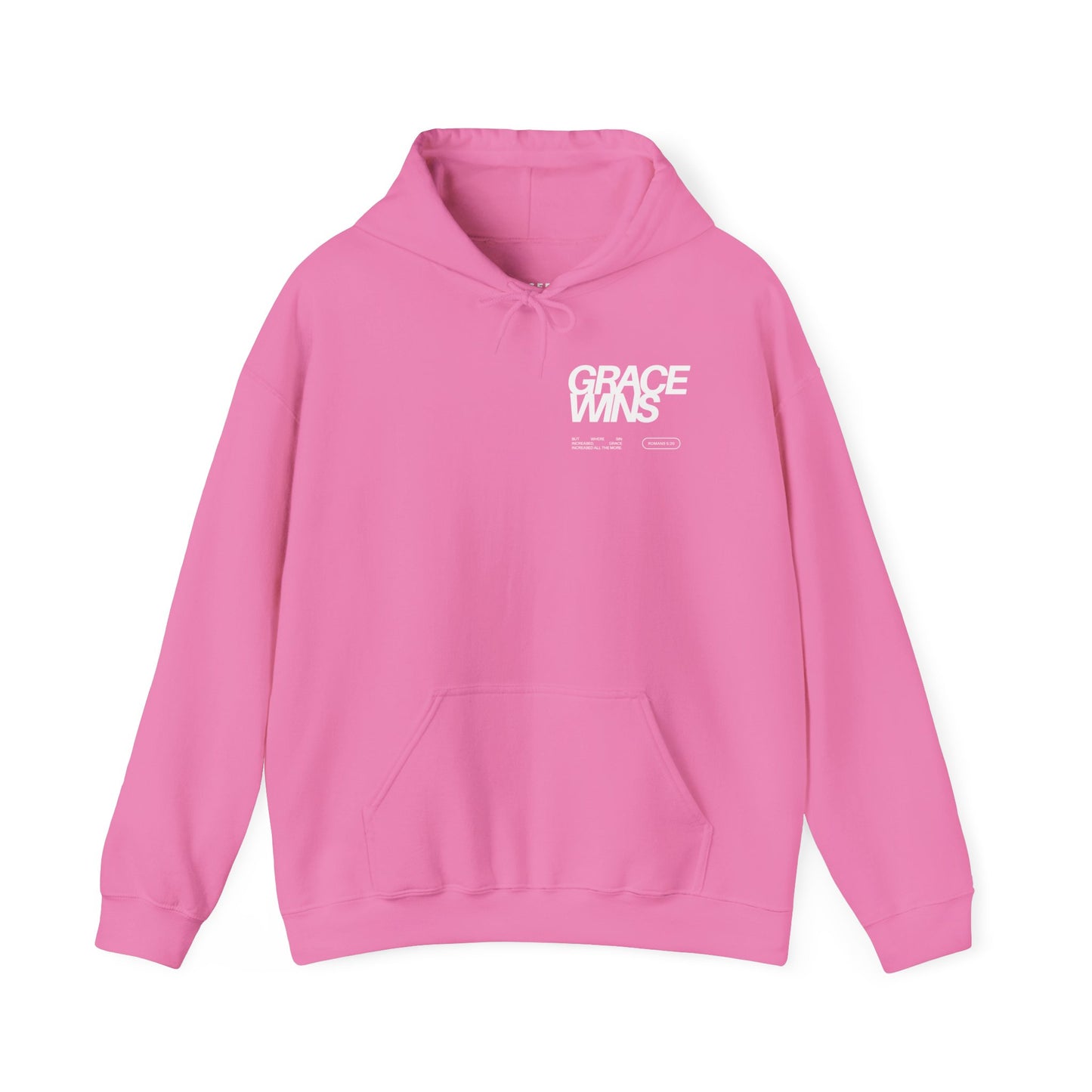 Grace Wins Romans 5:20 Hoodie