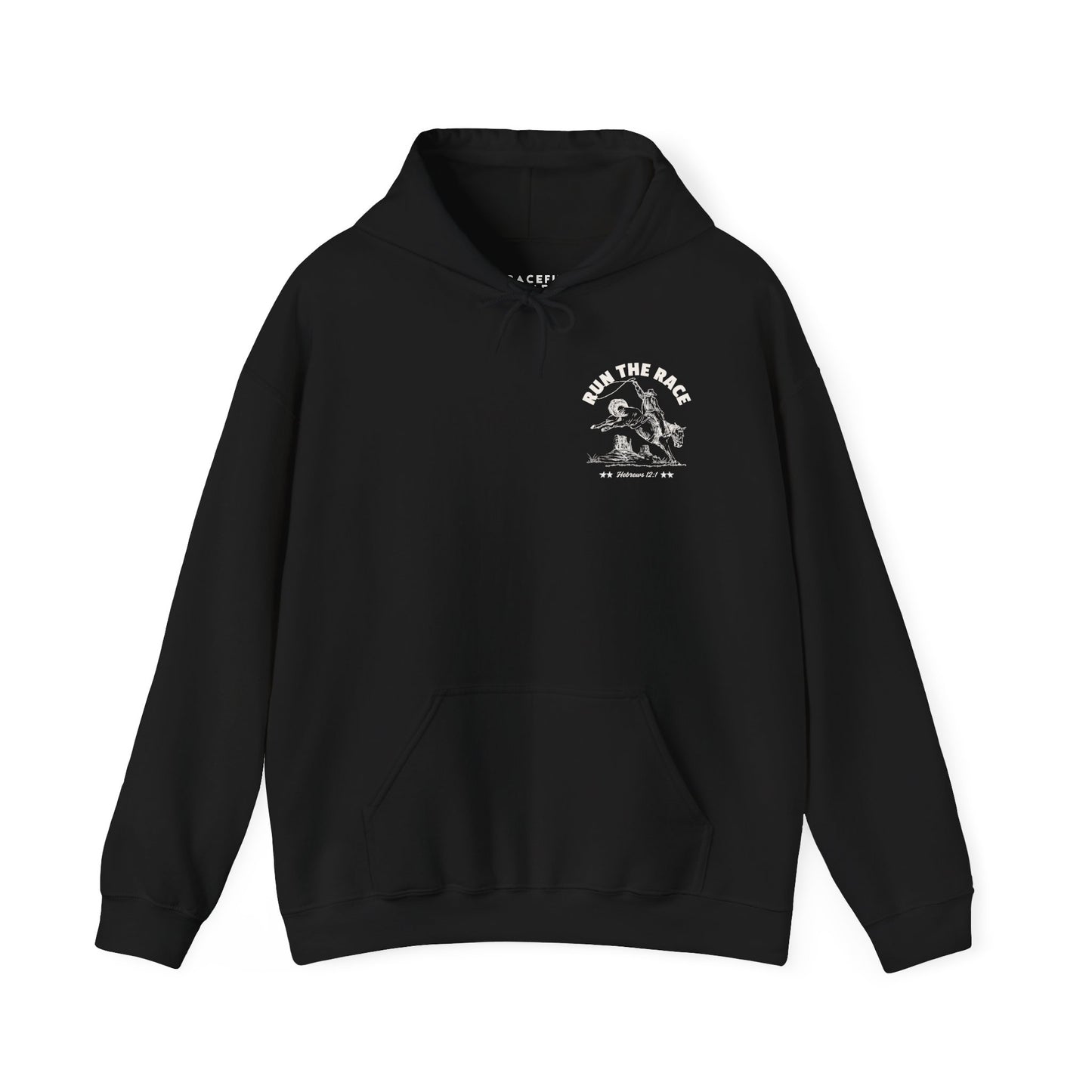 Run the Race Hebrews 12:1 Hoodie