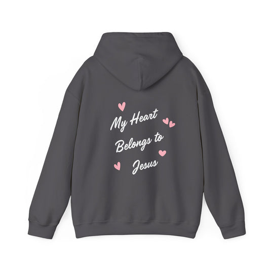 Luke 10:27 Love the Lord with All Your Heart My Heart Belongs to Jesus Hoodie