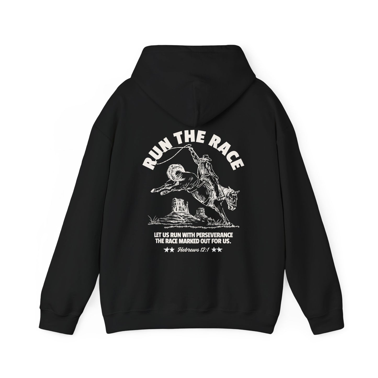Run the Race Hebrews 12:1 Hoodie