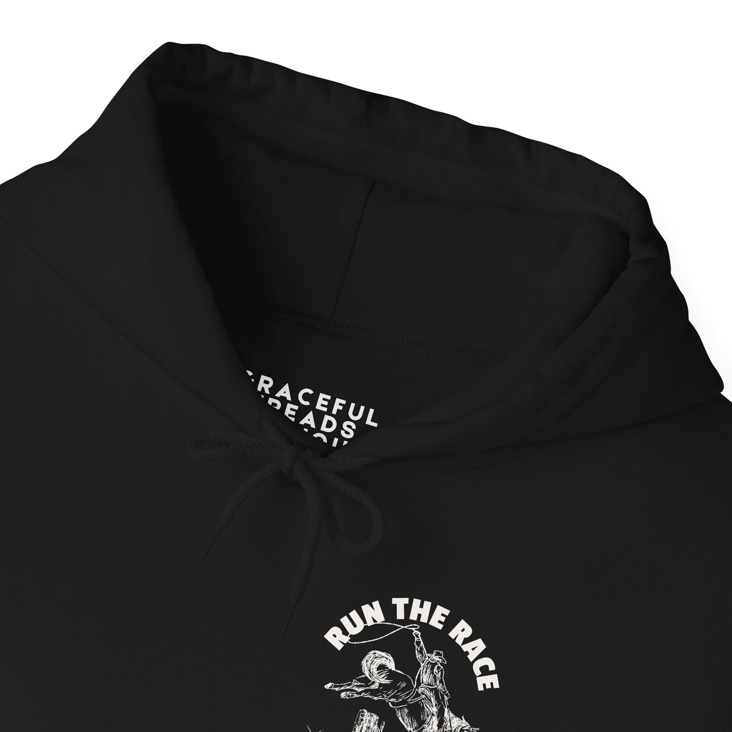 Run the Race Hebrews 12:1 Hoodie