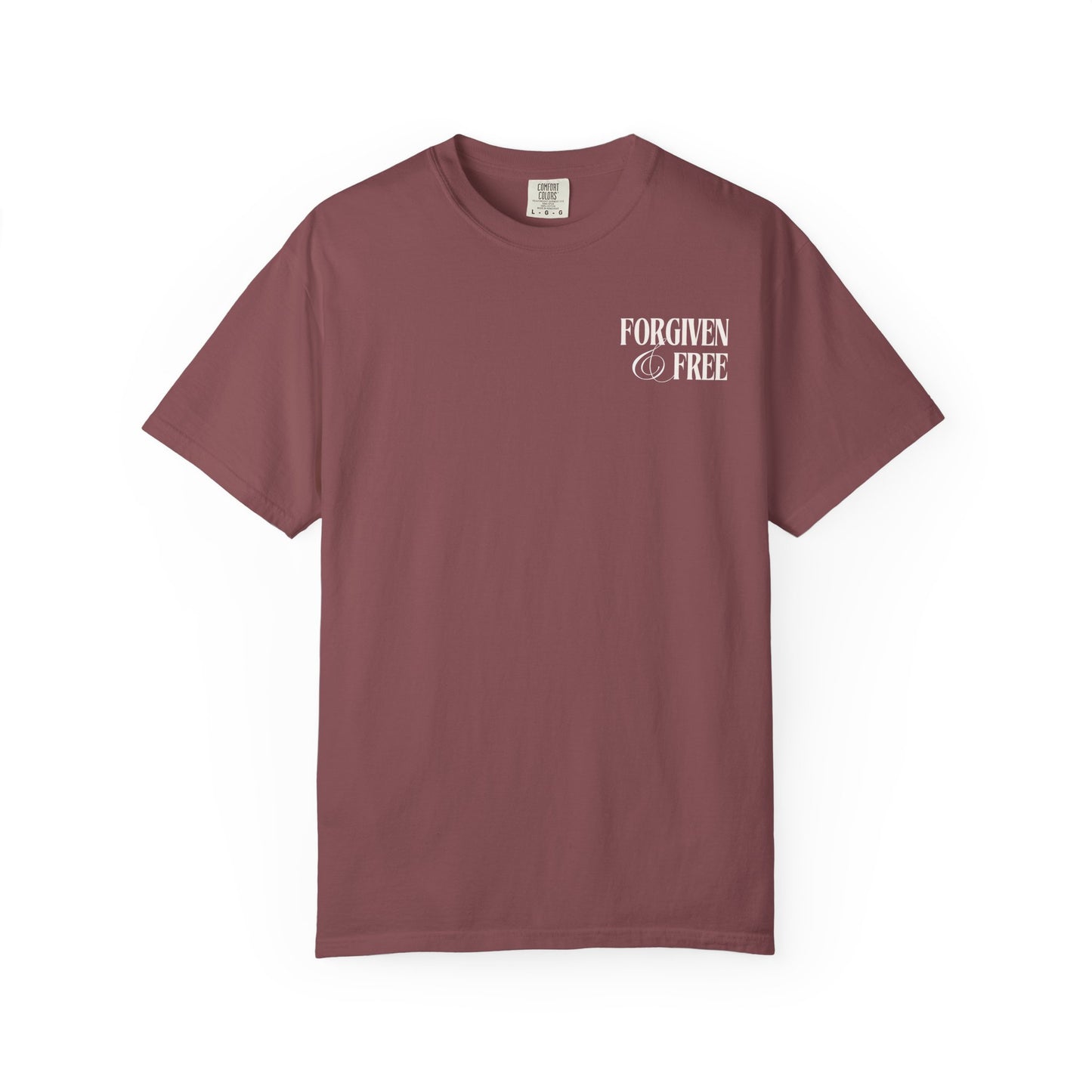 Forgiven & Free Scripture Tee Shirt