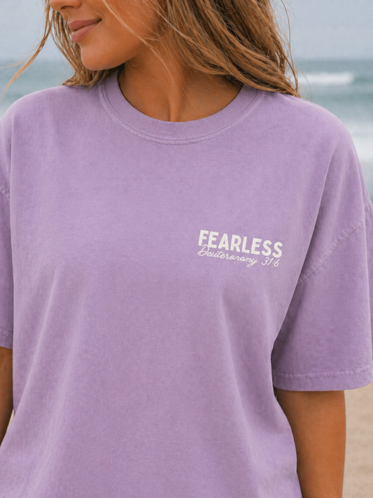 Fearless In His Love Deuteronomy 31:6 Tee