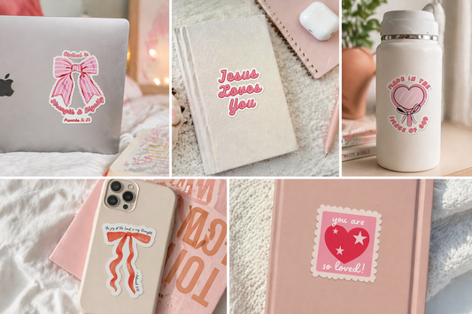 You Are Loved 3" Stamp Sticker