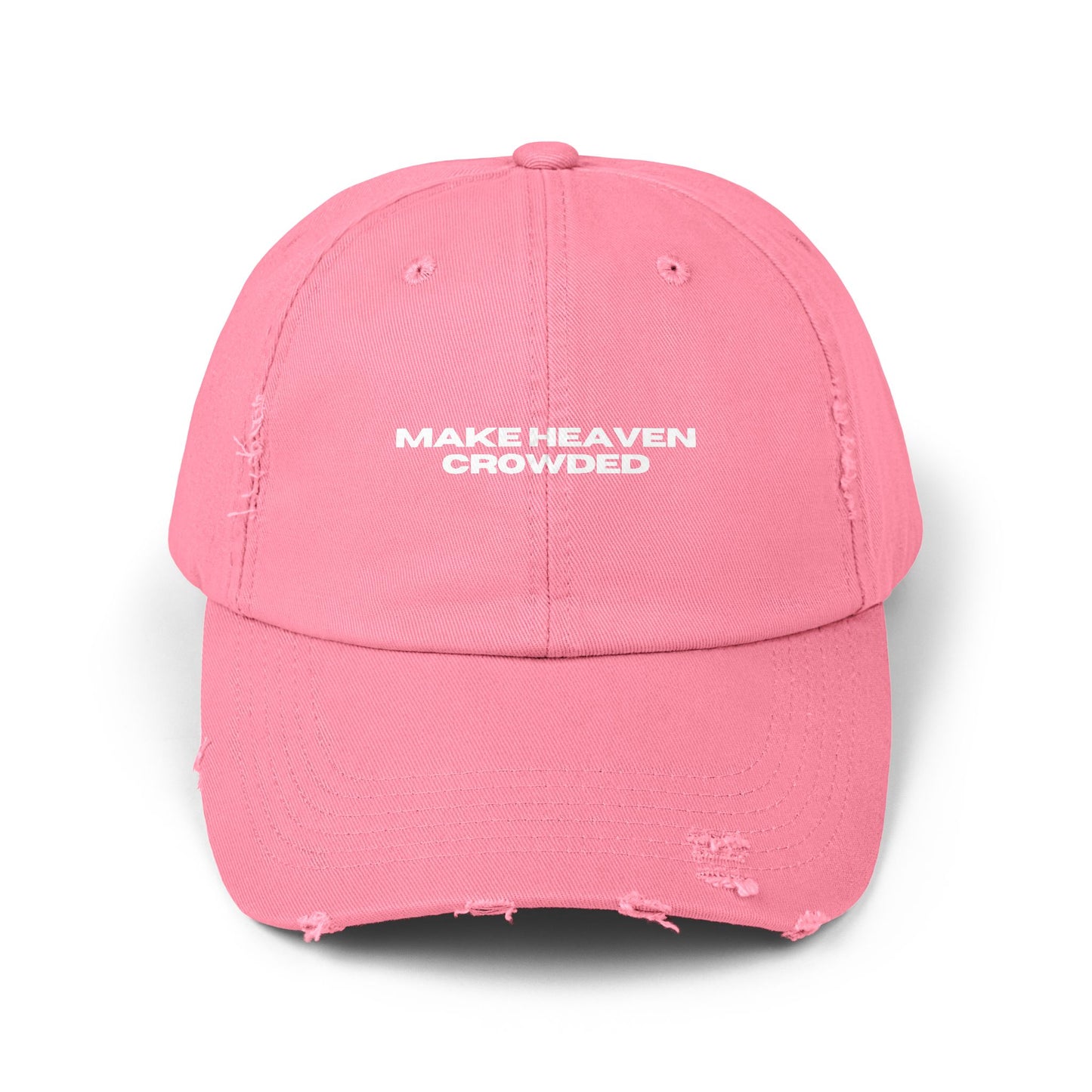 Make Heaven Crowded Distressed Statement Hat [SOLD OUT – Not Restocking]