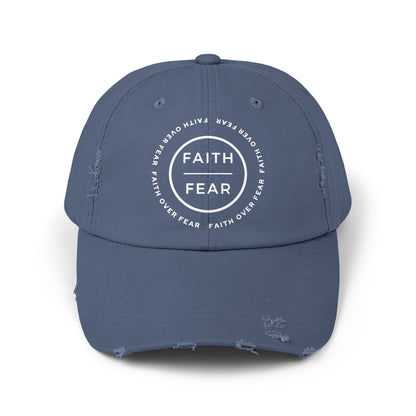 Faith Over Fear Distressed Hat [SOLD OUT – Not Restocking]