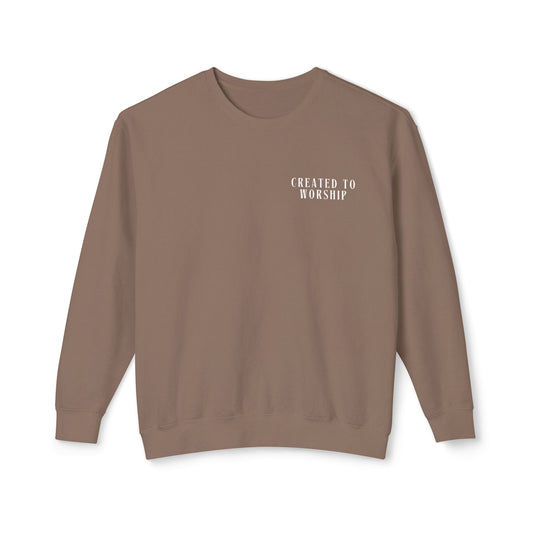 Created to Worship Crewneck Sweatshirt