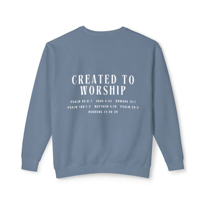Created to Worship Crewneck Sweatshirt
