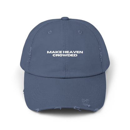 Make Heaven Crowded Distressed Statement Hat [SOLD OUT – Not Restocking]
