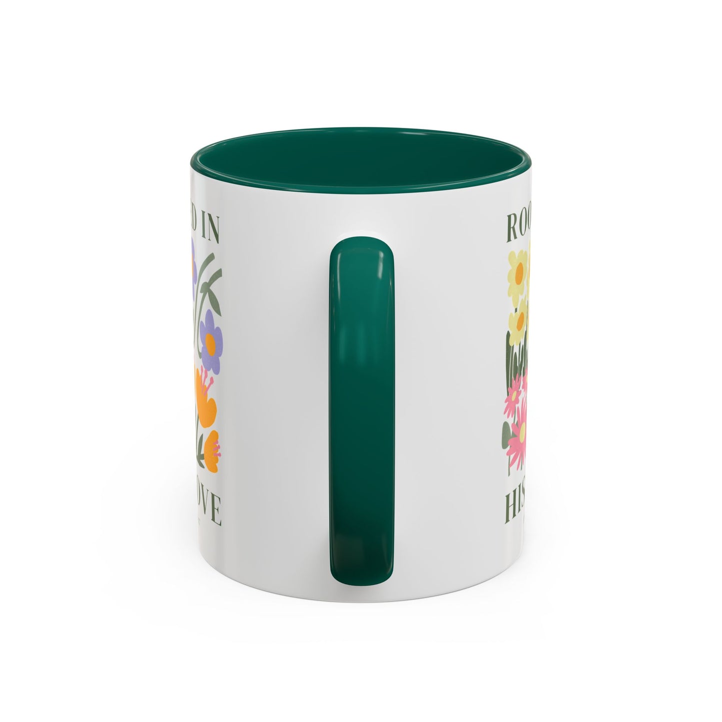 Ephesians 3:17 Rooted in His Love Scripture Mug