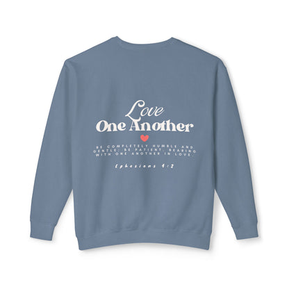 Love One Another Ephesians 4:2 Crewneck