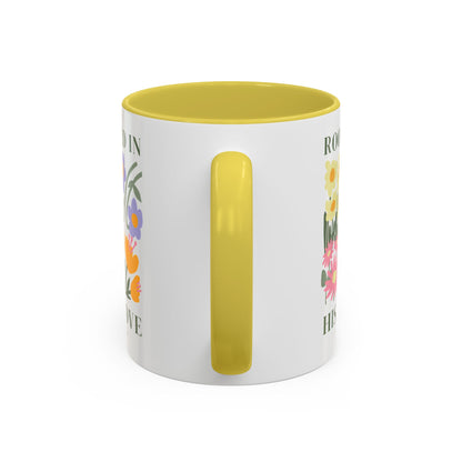 Ephesians 3:17 Rooted in His Love Scripture Mug