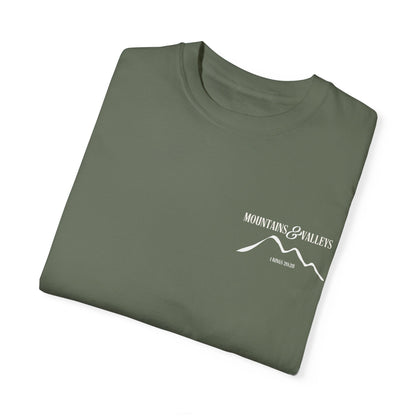 1 Kings 20:28 Mountains & Valleys Scripture Tee