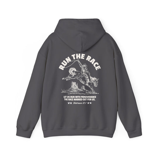 Run the Race Hebrews 12:1 Hoodie