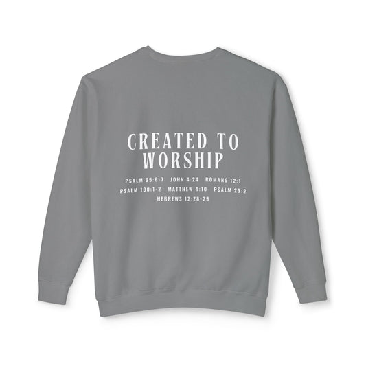 Created to Worship Crewneck Sweatshirt