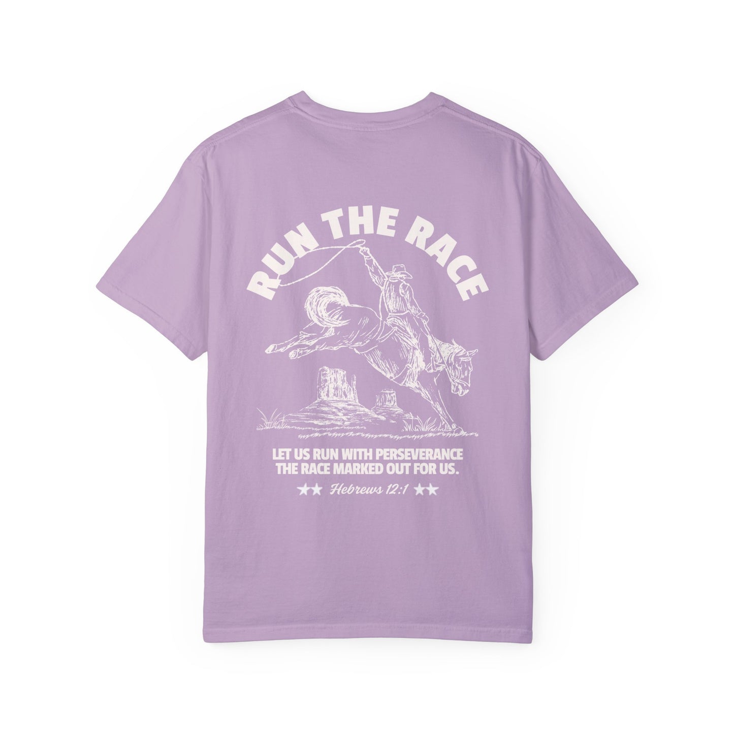 Run The Race Hebrews 12:1 Tee