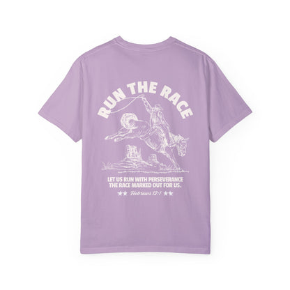 Run The Race Hebrews 12:1 Tee