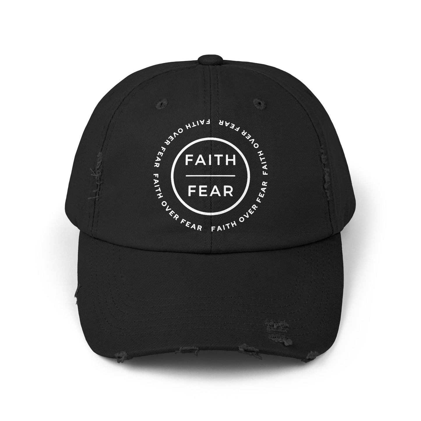 Faith Over Fear Distressed Hat [SOLD OUT – Not Restocking]