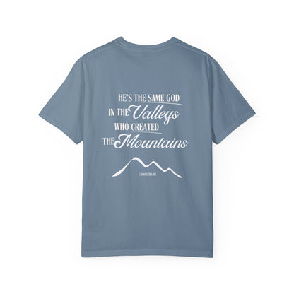 1 Kings 20:28 Mountains & Valleys Scripture Tee