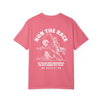 Run The Race Hebrews 12:1 Tee