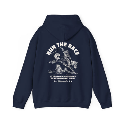Run the Race Hebrews 12:1 Hoodie