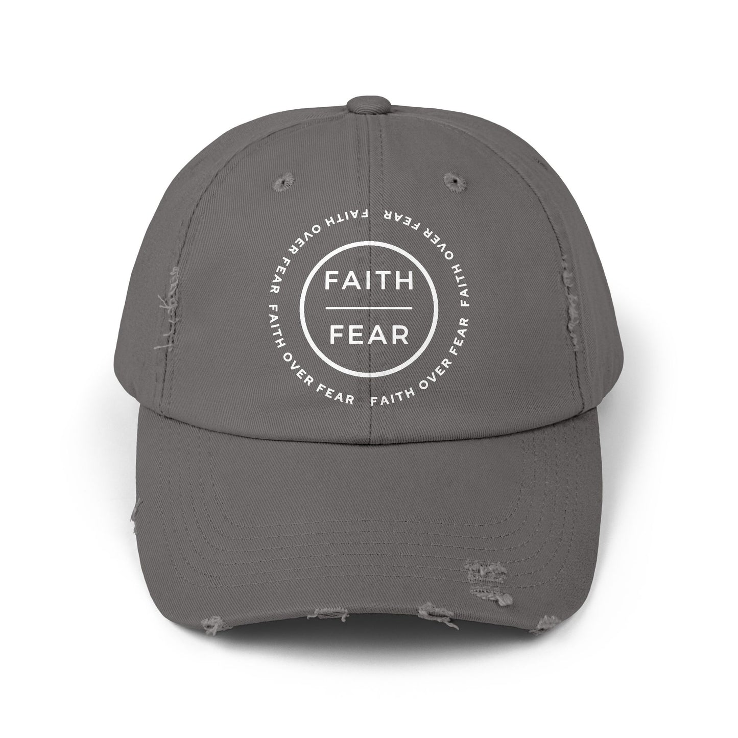 Faith Over Fear Distressed Hat [SOLD OUT – Not Restocking]