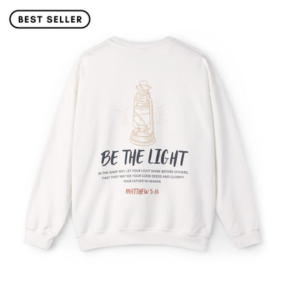 Matthew 5:16 Be the Light Crewneck Sweatshirt