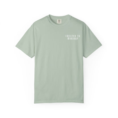 Created to Worship Scripture Tee Shirt