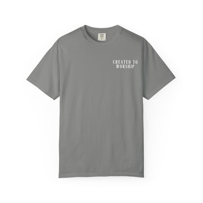 Created to Worship Scripture Tee Shirt