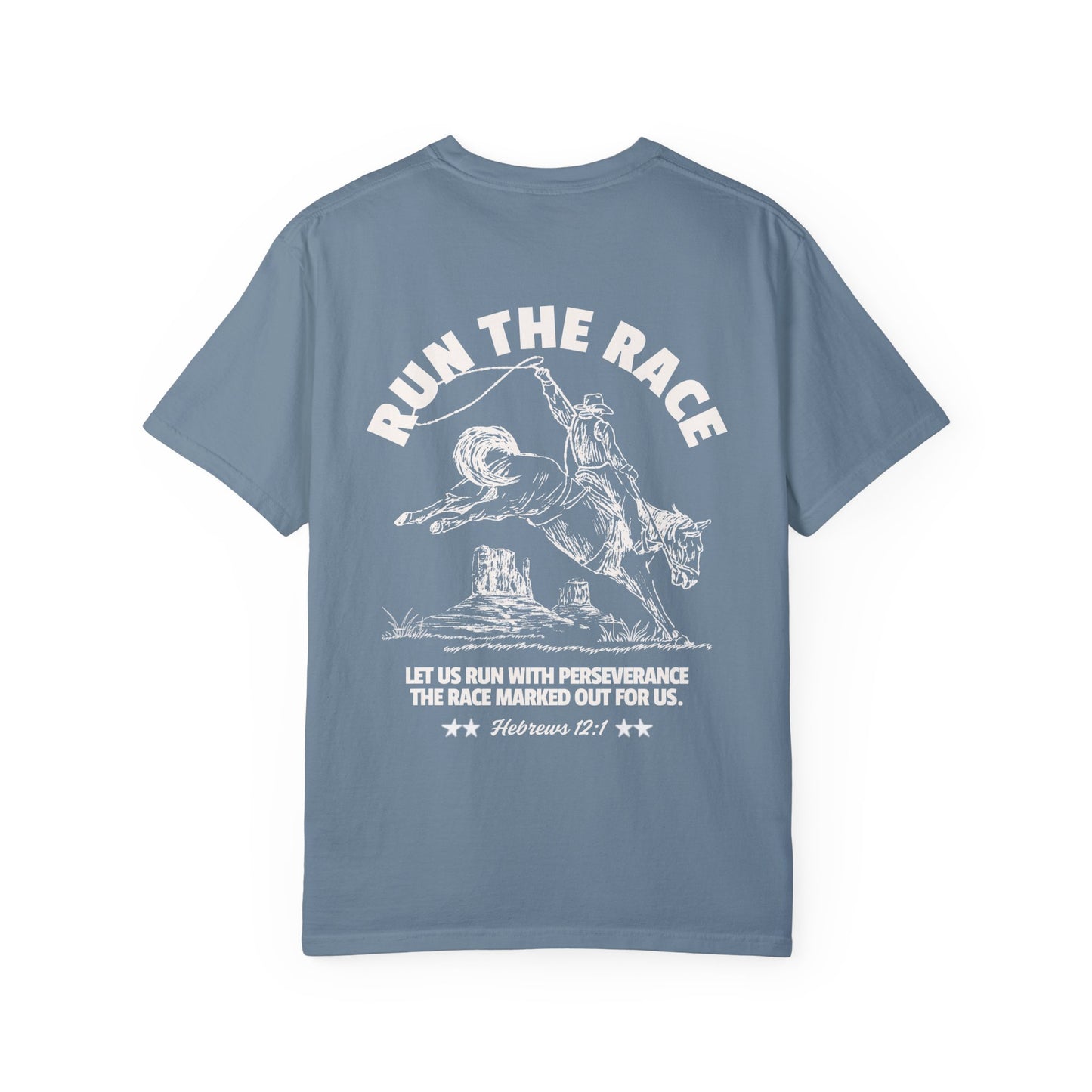 Run The Race Hebrews 12:1 Tee
