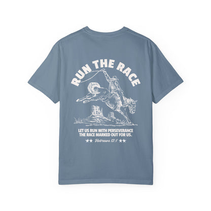 Run The Race Hebrews 12:1 Tee