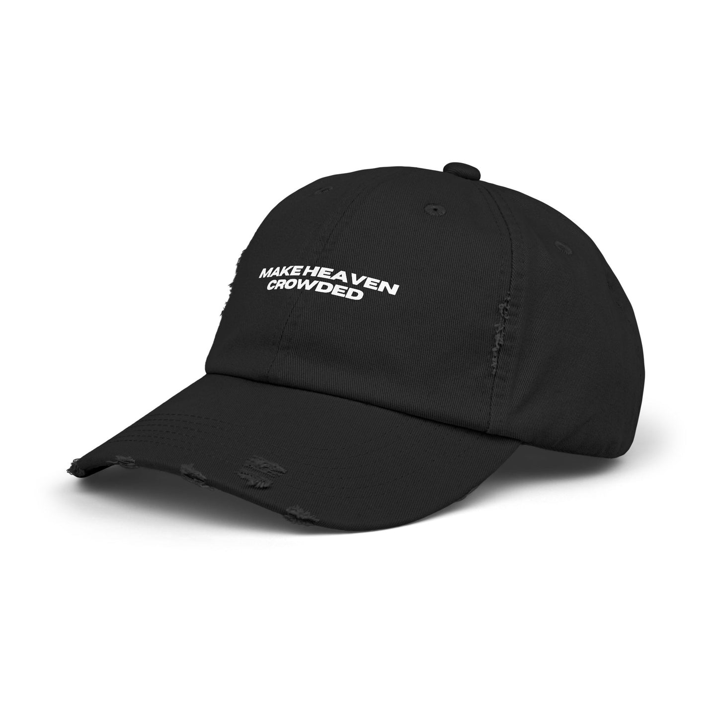 Make Heaven Crowded Distressed Statement Hat [SOLD OUT – Not Restocking]