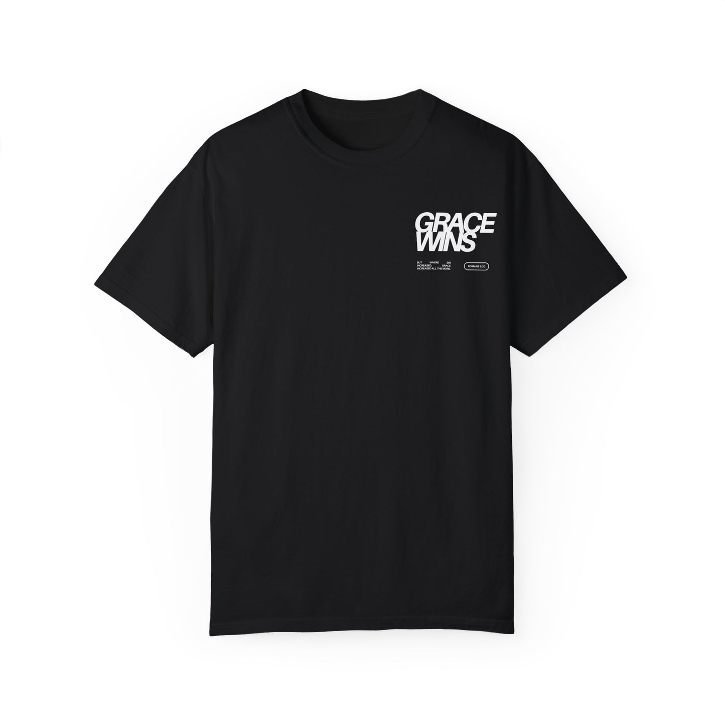 Grace Wins Romans 5:20 Tee
