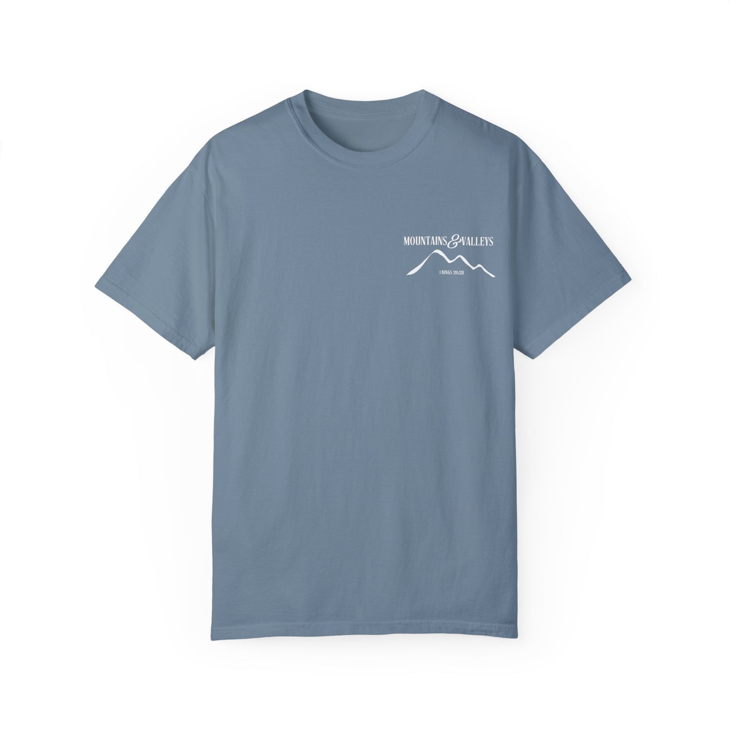 1 Kings 20:28 Mountains & Valleys Scripture Tee