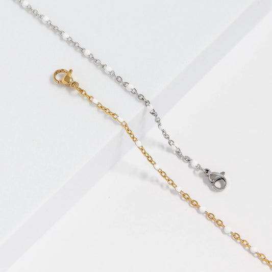 White as Snow Silver Bracelet