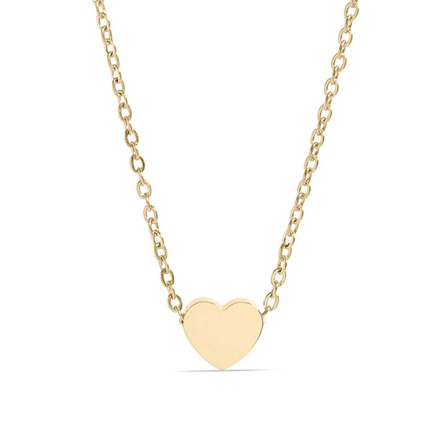 Proverbs 3:5 Gold Heart Necklace